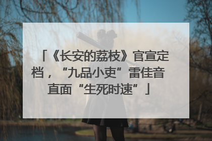 《长安的荔枝》官宣定档，“九品小吏”雷佳音直面“生死时速”