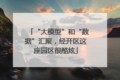“大模型”和“数据”汇聚，经开区这座园区很酷炫