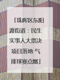 珠晖区东阳渡街道：民生实事人大票决项目落地 气排球赛点燃