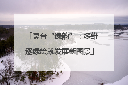 灵台“绿韵”：多维逐绿绘就发展新图景