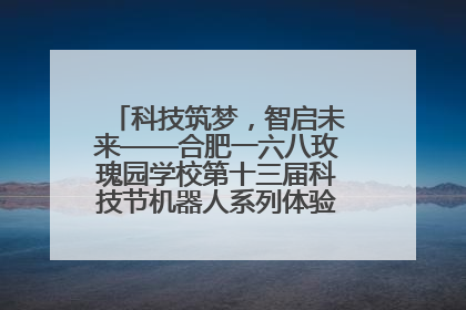 科技筑梦，智启未来——合肥一六八玫瑰园学校第十三届科技节机器人系列体验赛燃动校园