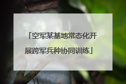 空军某基地常态化开展跨军兵种协同训练