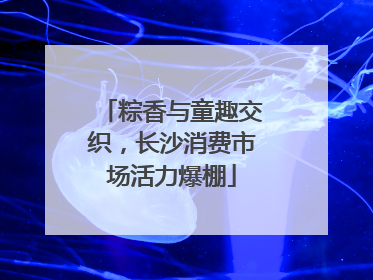 粽香与童趣交织，长沙消费市场活力爆棚