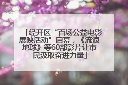 经开区“百场公益电影展映活动”启幕，《流浪地球》等60部影片让市民汲取奋进力量