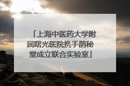 上海中医药大学附属曙光医院携手鹊秘堂成立联合实验室