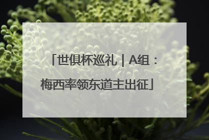 世俱杯巡礼｜A组：梅西率领东道主出征