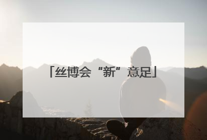 丝博会“新”意足