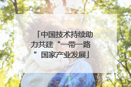 中国技术持续助力共建“一带一路”国家产业发展