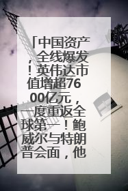 中国资产，全线爆发！英伟达市值增超7600亿元，一度重返全球第一！鲍威尔与特朗普会面，他们聊了什么？