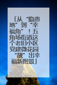 从“隐患地”到“幸福角”！五角场街道这个老旧小区党建微花园“靓”出幸福新图景