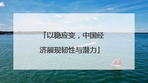 以稳应变，中国经济展现韧性与潜力