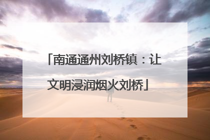 南通通州刘桥镇：让文明浸润烟火刘桥