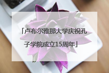 卢布尔雅那大学庆祝孔子学院成立15周年