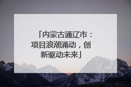 内蒙古通辽市：项目浪潮涌动，创新驱动未来