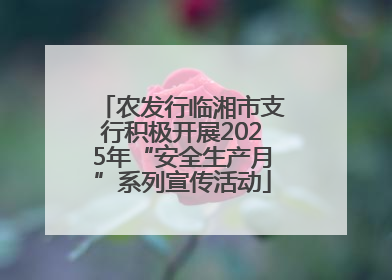 农发行临湘市支行积极开展2025年“安全生产月”系列宣传活动