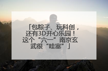 包粽子、玩科创，还有3D开心乐园！这个“六一”南京玄武很“哇塞”