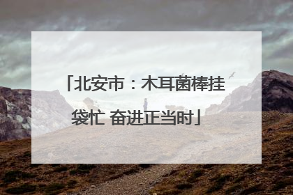 北安市：木耳菌棒挂袋忙 奋进正当时