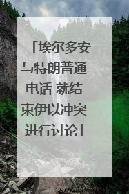 埃尔多安与特朗普通电话 就结束伊以冲突进行讨论