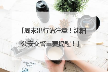 周末出行请注意！沈阳公安交警重要提醒！