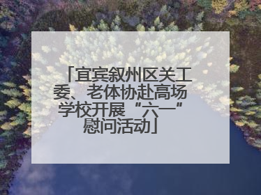 宜宾叙州区关工委、老体协赴高场学校开展“六一”慰问活动