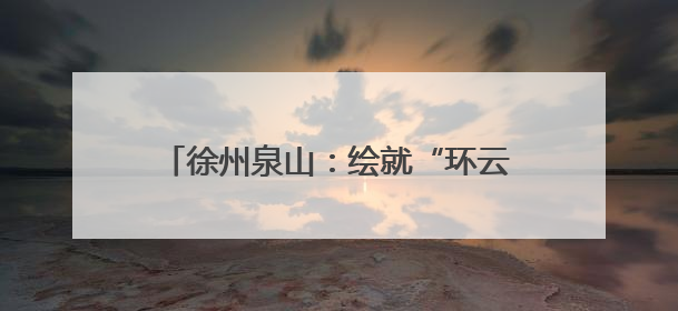 徐州泉山：绘就“环云龙湖经济带”新画卷