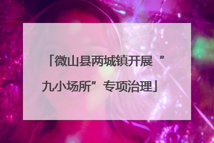 微山县两城镇开展“九小场所”专项治理