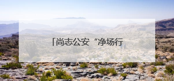 尚志公安“净场行动”雷霆出击 全力净化社会治安环境