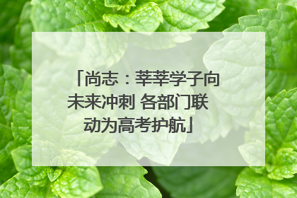 尚志：莘莘学子向未来冲刺 各部门联动为高考护航