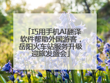 巧用手机AI翻译软件帮助外国游客，岳阳火车站服务升级迎旅发盛会