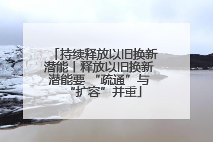 持续释放以旧换新潜能丨释放以旧换新潜能要 “疏通”与“扩容”并重