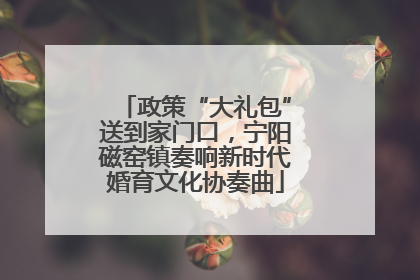 政策“大礼包”送到家门口，宁阳磁窑镇奏响新时代婚育文化协奏曲