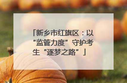 新乡市红旗区：以“监管力度”守护考生“逐梦之路”