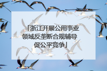 浙江开展公用事业领域反垄断合规辅导 促公平竞争
