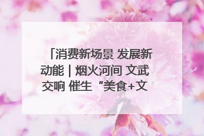 消费新场景 发展新动能｜烟火河间 文武交响 催生“美食+文化”消费新场景