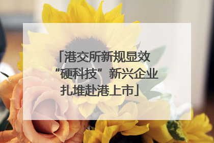 港交所新规显效 “硬科技”新兴企业扎堆赴港上市
