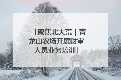 聚焦北大荒｜青龙山农场开展财审人员业务培训