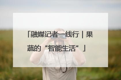 融媒记者一线行｜果蔬的“智能生活”