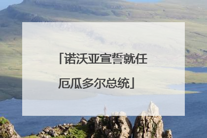 诺沃亚宣誓就任厄瓜多尔总统