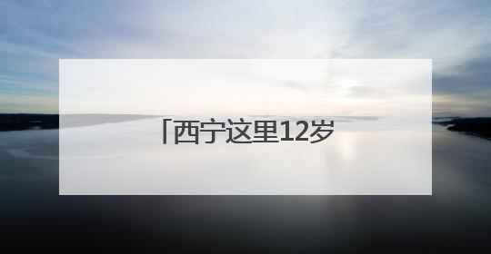 西宁这里12岁以下儿童免票→