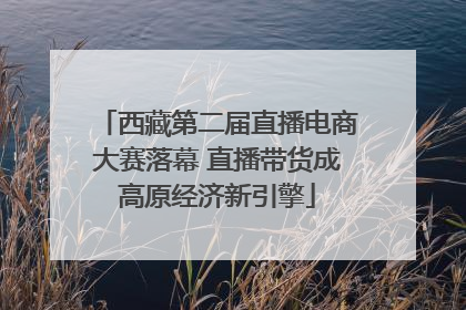 西藏第二届直播电商大赛落幕 直播带货成高原经济新引擎