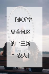 走近宁夏金凤区的“三新”农人