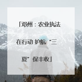 邓州：农业执法在行动 护航“三夏”保丰收