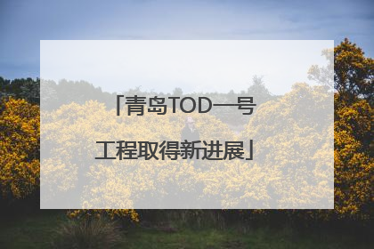 青岛TOD一号工程取得新进展