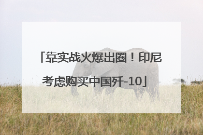 靠实战火爆出圈！印尼考虑购买中国歼-10
