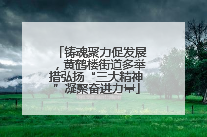 铸魂聚力促发展，黄鹤楼街道多举措弘扬“三大精神”凝聚奋进力量