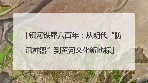 镇河铁犀六百年：从明代“防汛神器”到黄河文化新地标