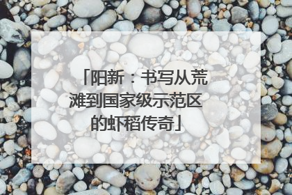 阳新：书写从荒滩到国家级示范区的虾稻传奇
