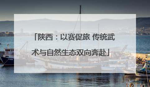 陕西:以赛促旅 传统武术与自然生态双向奔赴