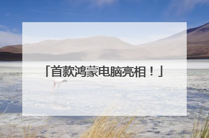 首款鸿蒙电脑亮相！