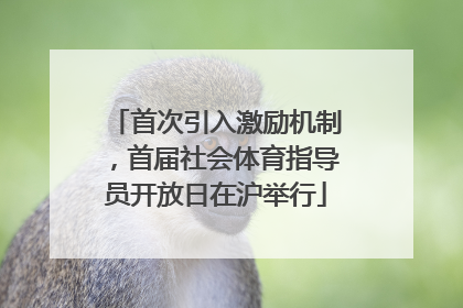 首次引入激励机制，首届社会体育指导员开放日在沪举行